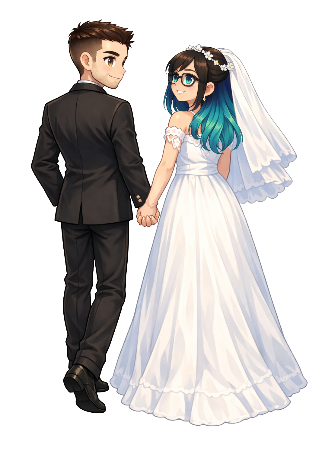 Foto de los novios